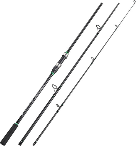 Sougayilang Surf Fishing Rod - IM8 Carbon 3-Piece Travel Spinning