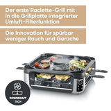 Severin S-Joy Sevento Raclette Grill With Integrated Filter: Less Smoke