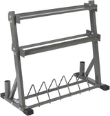 NOALED Multi-Layer Metal Dumbbell Rack - A-Frame Design