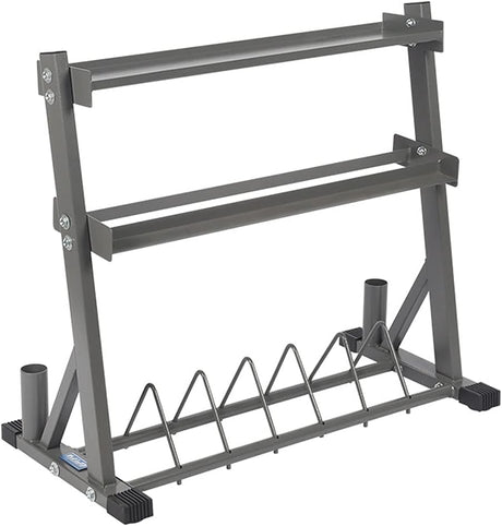 NOALED Multi-Layer Metal Dumbbell Rack - A-Frame Design