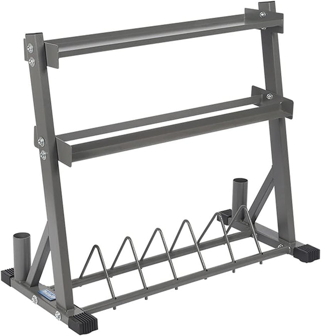 NOALED Multi-Layer Metal Dumbbell Rack - A-Frame Design
