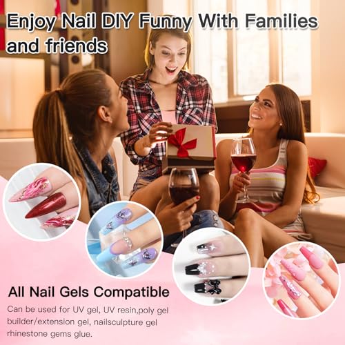 Lke 220W Uv Nail Lamp For Gel Nail Polish Curing - Fast Drying
