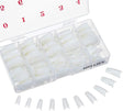 MELLIEX Natural Acrylic French False Nail Tips - 500 Pieces