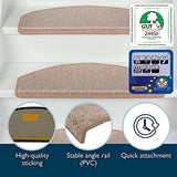 Beautissu Anti Slip Stair Carpet Treads - Safety & Noise Reduction
