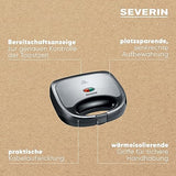 Severin Sandwich Maker Sa2969 - Non-Stick, Space-Saving Design