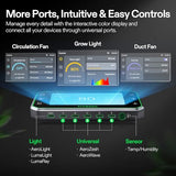 Vivosun G8 8" Inline Duct Fan With Wifi Control & Climate Monitoring