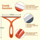 Zhiqishi Carpet Hair Remover Tool - Portable Lint Remover For Pet Hair