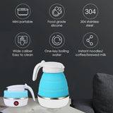 Taitus Mini Foldable Electric Kettle Portable For Home Travel & Camping - Quick Boiling