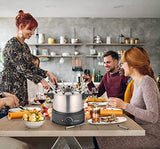 Severin Fo 2470 Fondue Set - Electric Stainless Steel With 8 Forks