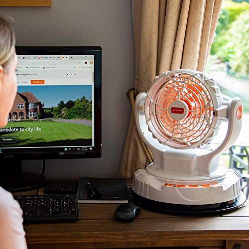 Yard Force Lf C36 Battery-Powered Mist Fan - 6 Hours Of Cooling Comfort