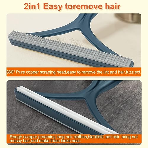 Zhiqishi Carpet Hair Remover Tool - Portable Lint Remover For Pet Hair