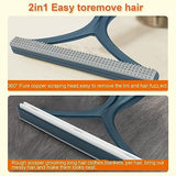Zhiqishi Carpet Hair Remover Tool - Portable Lint Remover For Pet Hair