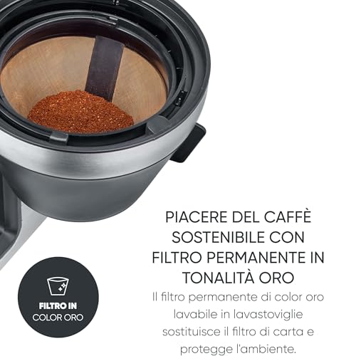 Severin Filka Fully Automatic Filter Coffee Maker - 5-In-1 With Grinder