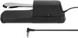 kwmobile Universal Sustain Keyboard Pedal - with 1.5 m Connection Cable - Sustain Pedal Foot Pedal for Digital Piano Keyboard - Piano Pedal
