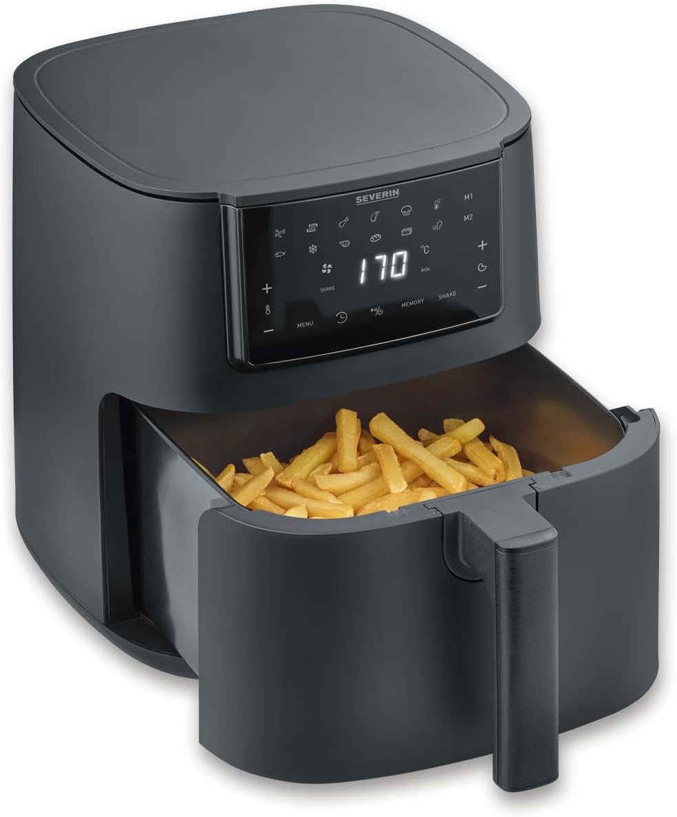 Severin Air Fryer Fr 2462 7L With Touch Display & Oil-Free Cooking