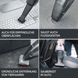 Severin Hv 7146 4-In-1 Cordless Handheld Vacuum Cleaner For Car Seats, Pet Hair And Liquids