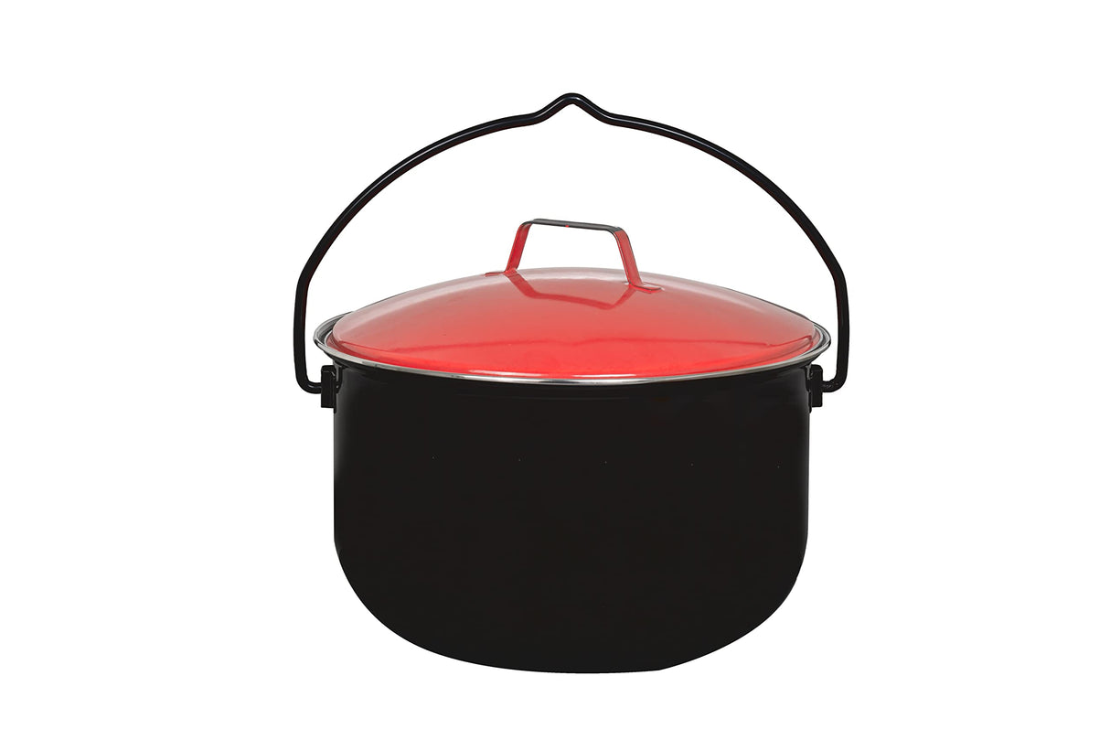 ACTIVA 14L Goulash Pot with Lid, ideal for outdoor cooking and gatherings
