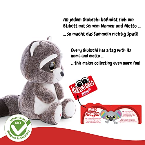 Nici Glubschis Raccoon Clooney 45 Cm - Soft Plush Toy With Big Eyes
