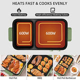 Audecook Electric Hot Pot With Grill - 2 In 1 Multifunctional