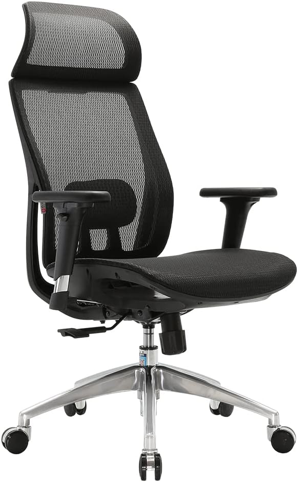 Umi Ergonomic Office Desk Chair - Adjustable Lumbar Support and 3D Arms