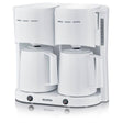 Severin KA 9314 Drip Coffee Maker in white with a 1L capacity