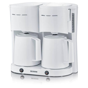 Severin KA 9314 Drip Coffee Maker in white with a 1L capacity