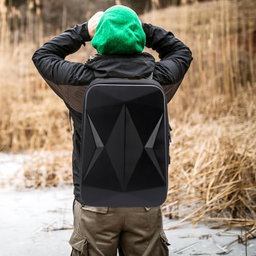 Jiawu Smart Backpack - Hard Shell Waterproof With Usb Charging Port