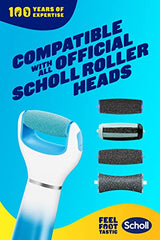 Dr. Scholl'S Velvet Smooth Electric Foot File With Cracked Heel Roller - Silky-Smooth Feet In Seconds