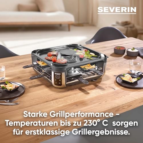 Severin S-Joy Sevento Raclette Grill With Integrated Filter: Less Smoke