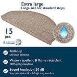 Beautissu Anti Slip Stair Carpet Treads - Safety & Noise Reduction