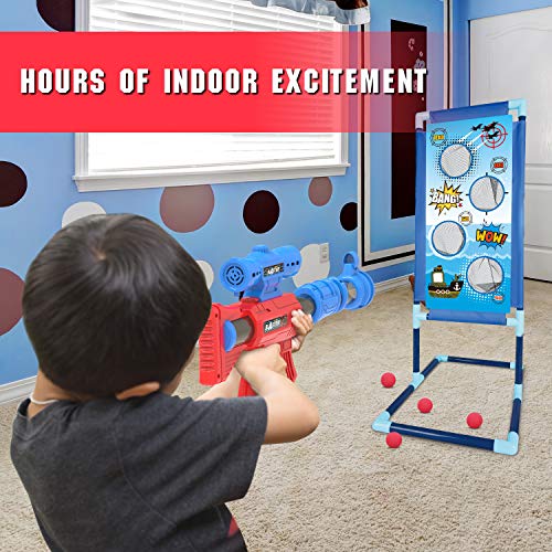 Yeebay Shooting Game Toy - 2Pk Air Guns & Target - Fun For Kids
