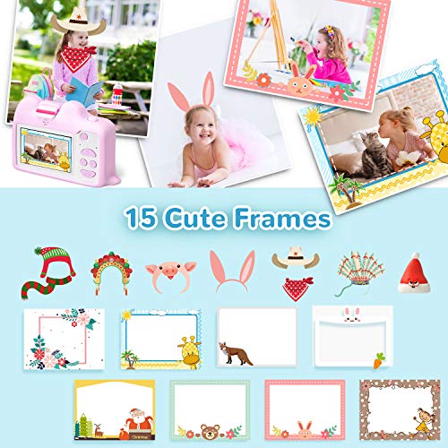 Ohuhu Girls Camera Toy With 16Gb Sd Card - 18Mp Hd Fun