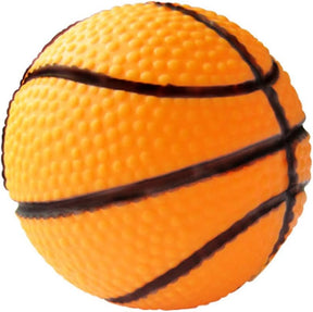 COSYOO Interactive Sound Basketball Dog Toy - Orange Squeaky