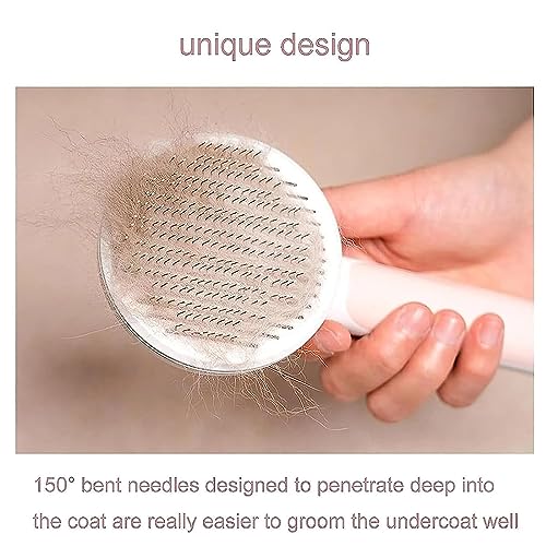 Mutt Studio Cat Brush - Self Cleaning & Gentle For All Fur Types