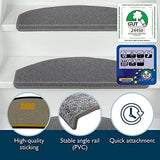 Beautissu Anti Slip Stair Carpet Treads - Safety & Noise Reduction