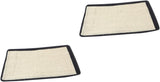 Abaodam Large Sisal Cat Scratch Mat - 2-pack for furniture protection