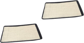 Abaodam Large Sisal Cat Scratch Mat - 2-pack for furniture protection
