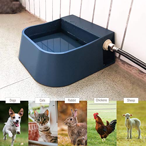 Namsan Dog Automatic Waterer Bowl Feeder For Dogs, Cats & Chickens - Fresh Water Anytime