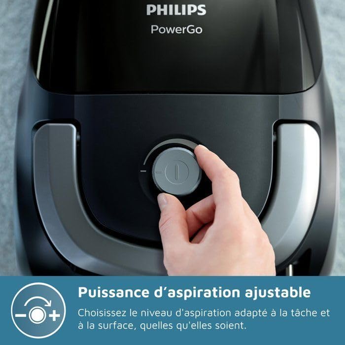 Philips PowerGo FC8241/09 Cylinder Vacuum Cleaner 750W 3L