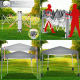 Tooluck Folding Gazebo 3X3M With Sandbags - Waterproof & Adjustable