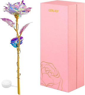 OSALADI Colorful Luminous LED Rose - Multi-color