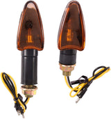 Eighosee Universal Motorcycle Turn Signal Lights - 12V Yellow LED