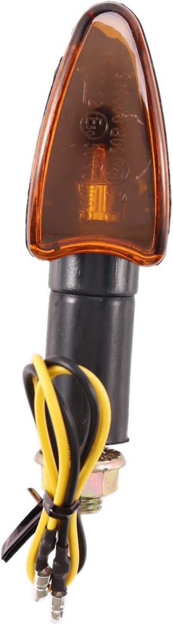 Eighosee Universal Motorcycle Turn Signal Lights - 12V Yellow LED