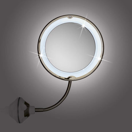 GNTM LED Cosmetic Mirror - 5x magnification, tabletop