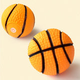 COSYOO Interactive Sound Basketball Dog Toy - Orange Squeaky