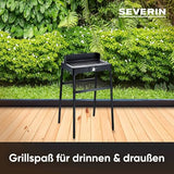 Severin Pg 8568 Standing Grill - Electric Grill With Quick Start & Safe Touch