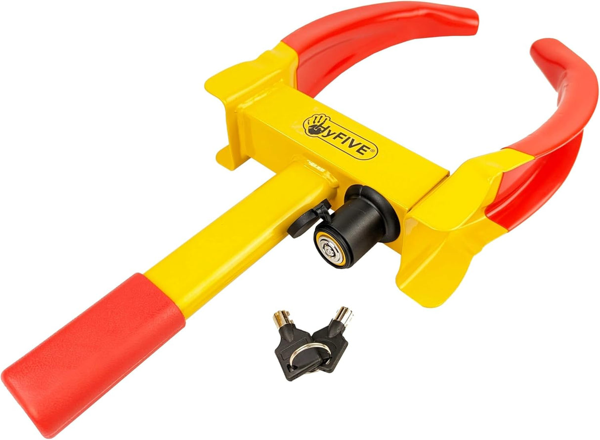 Hyfive Universal Car Wheel Clamp with 2 Keys | 7-11 Inch Width