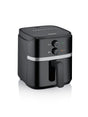SEVERIN FR 2452 Hot Air Fryer in black and silver with non-stick basket