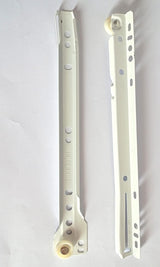 Generic Hardware 20-Inch Drawer Channel Slide Kit - Off-White Metal