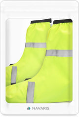 Navaris Reflective Hiking Gaiters Adjustable 600D Polyester